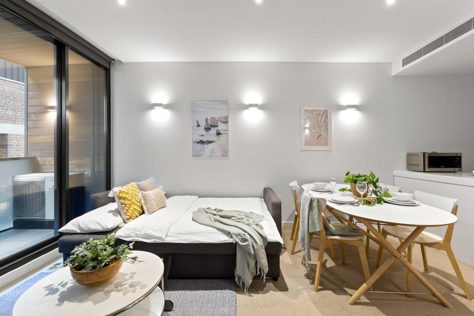 A Chic & Comfy 2Br Apt Near Federation Square Melbourne Exteriér fotografie