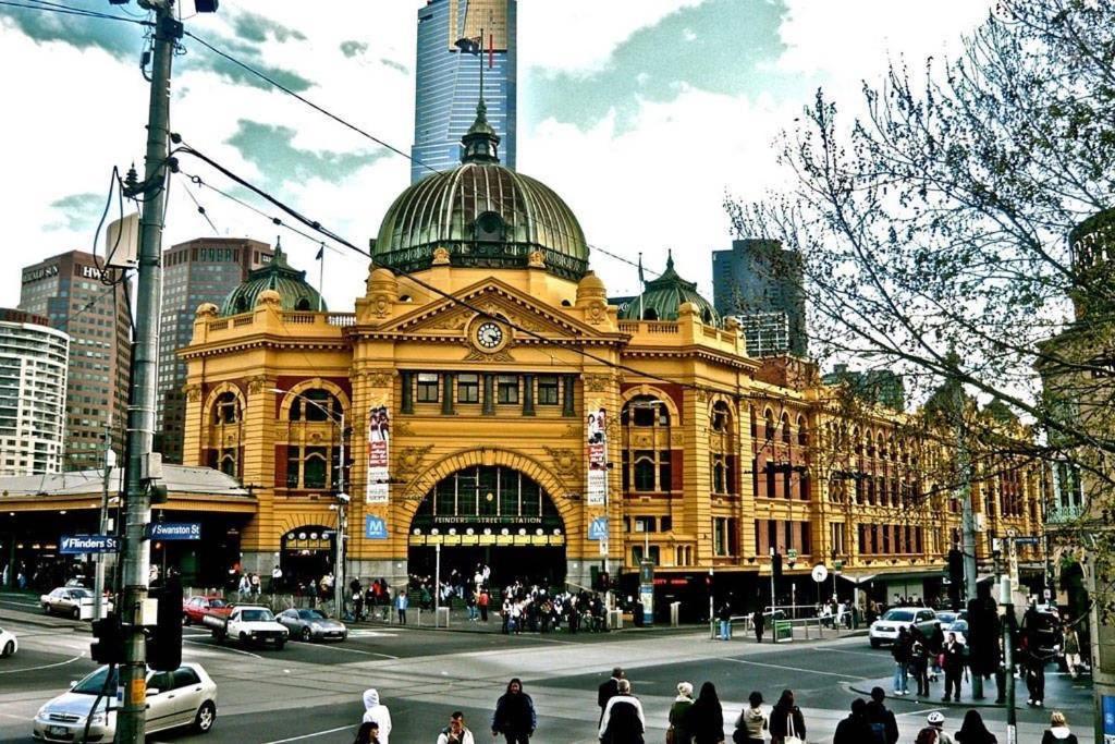 A Chic & Comfy 2Br Apt Near Federation Square Melbourne Exteriér fotografie